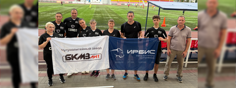Второе место команды по бегу