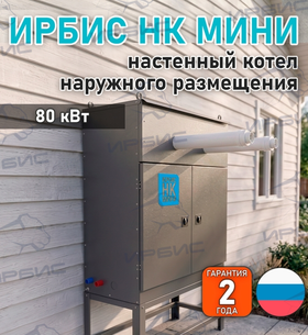 Настенный котел наружного размещения Ирбис НК 40×2 Мини